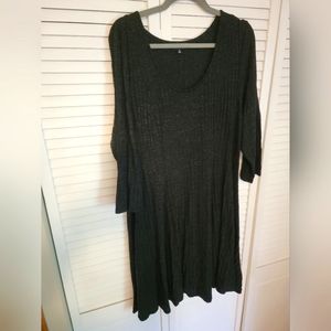 Torrid green ribbed dress Size 3